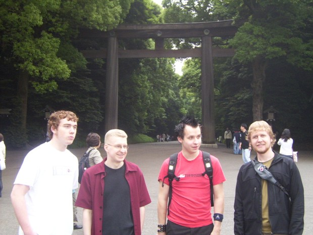Team Awesome Sauce at Meiji Shrine